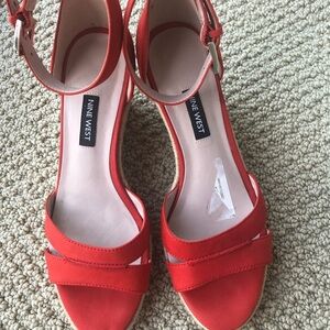 Nine West Bold Red Women's Sandals